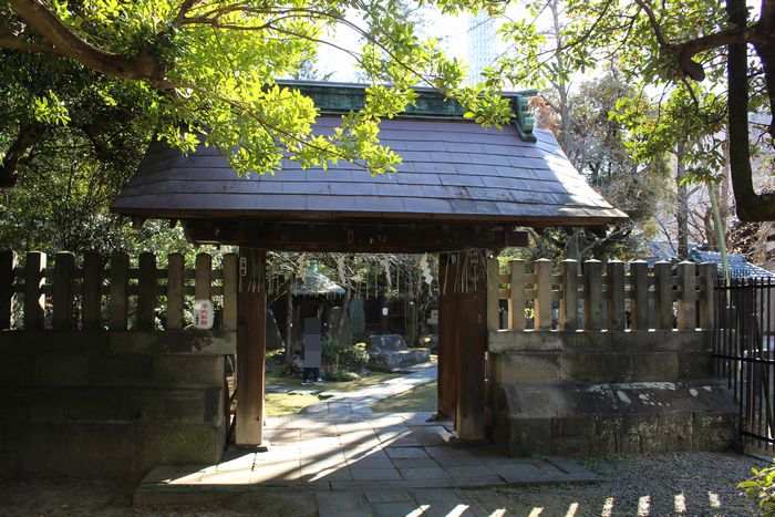 隅田川側の門